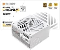 맥스엘리트 STARS CYGNUS 80PLUS GOLD ATX3.1 블랙 1200W